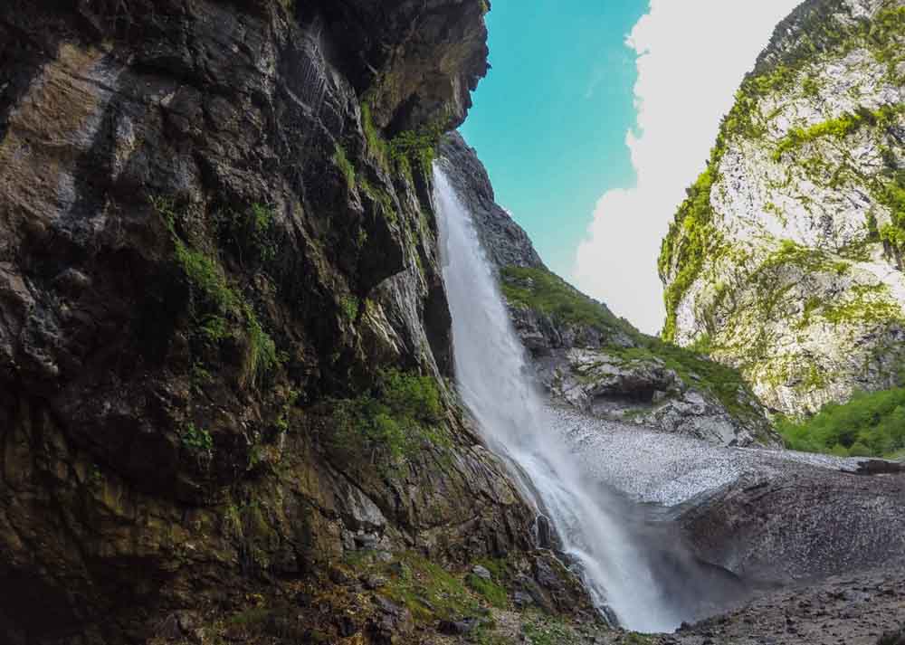 гегский водопад абхазия